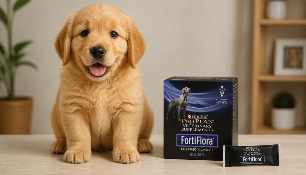 fortiflora dog supplement puppy