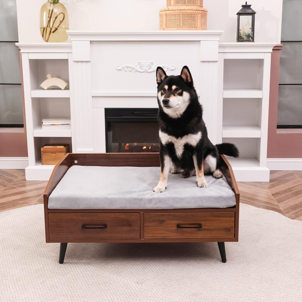 mid century modern dog sofa living room
